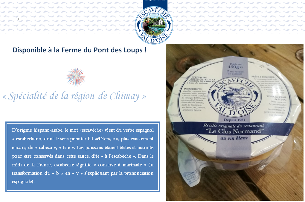 Dégustation d’escavèche ce Samedi