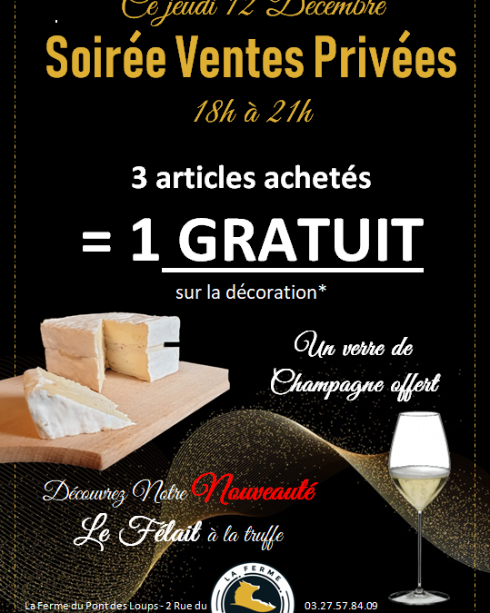 Soirée Ventes Privées